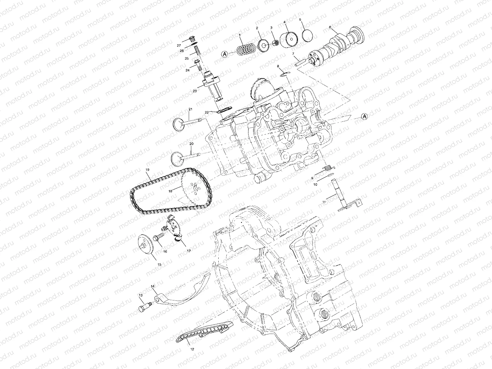INTAKE and EXHAUST - A10CH46CA (4964376437D007) | INTAKE and EXHAUST - A10CH46CA (4964376437D007)