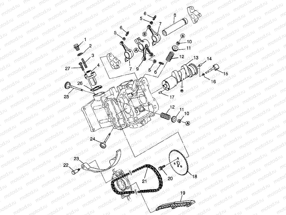 INTAKE and EXHAUST Magnum 6X6 W97AE42A and Swedish Magnum 6X6 S97AE42E (4940754075D011) | INTAKE and EXHAUST Magnum 6X6 W97AE42A and Swedish Magnum 6X6 S97AE42E (4940754075D011)