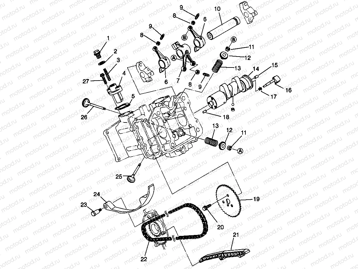 INTAKE and EXHAUST SPORTSMAN 500 W969244 and SWEDISH SPORTSMAN 500 S969244 (4936093609D014) | INTAKE and EXHAUST SPORTSMAN 500 W969244 and SWEDISH SPORTSMAN 500 S969244 (4936093609D014)