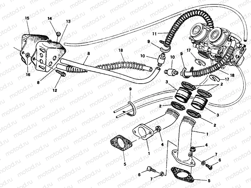 INTAKE MANIFOLD » INTAKE, CARBURETTOR