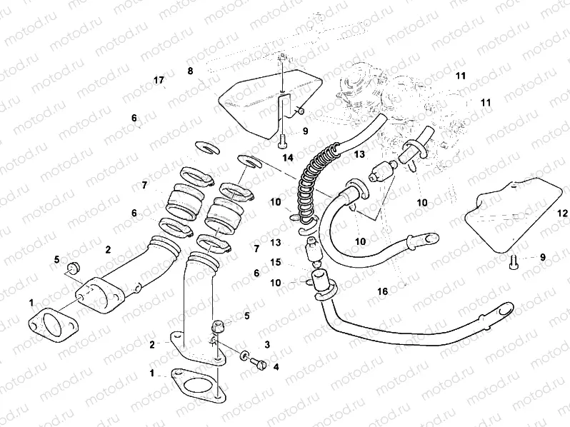 INTAKE MANIFOLD » INTAKE, CARBURETTOR