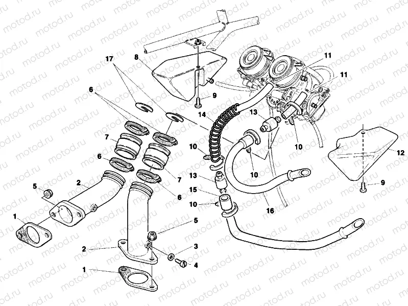 INTAKE MANIFOLD » INTAKE, CARBURETTOR