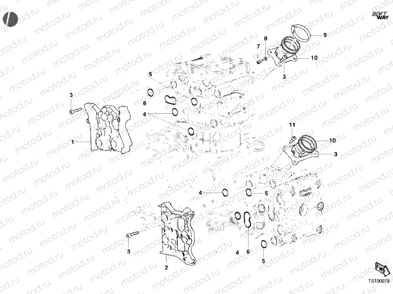 INTAKE MANIFOLD » INTAKE, CARBURETTOR