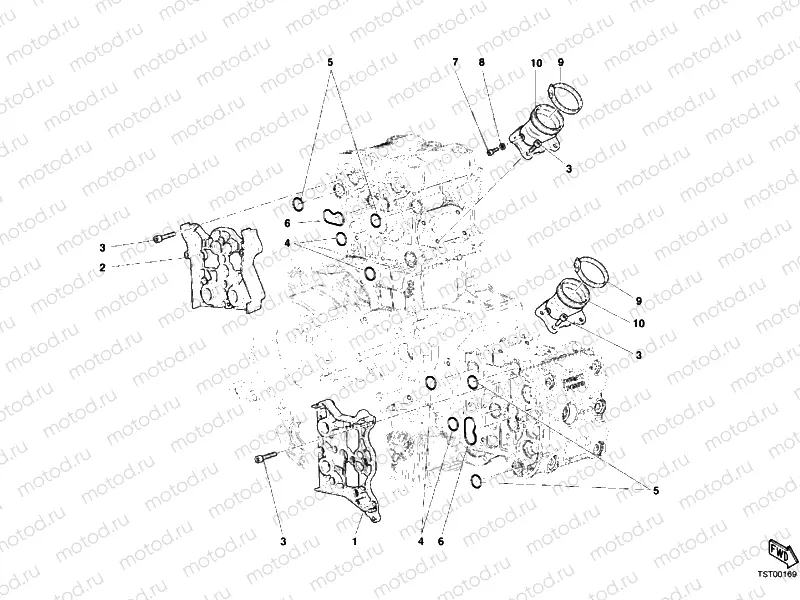 INTAKE MANIFOLD » INTAKE, CARBURETTOR
