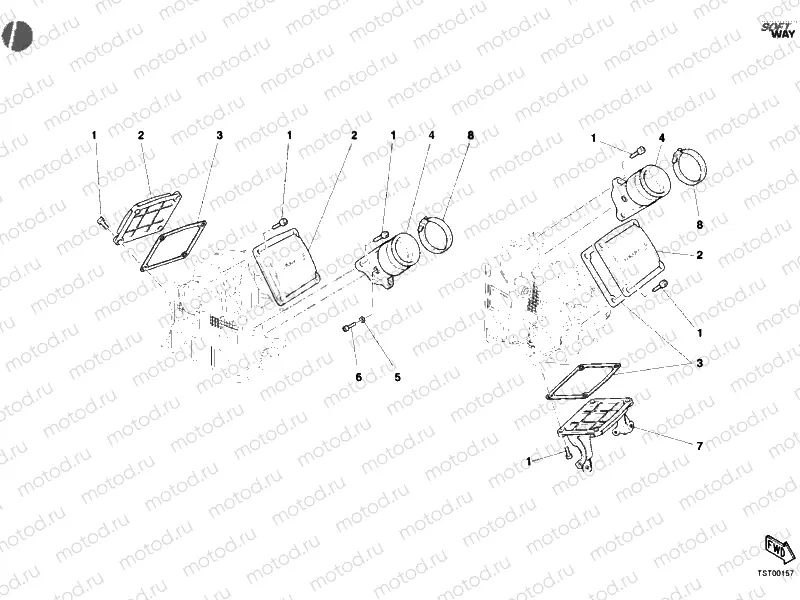 INTAKE MANIFOLD » INTAKE, CARBURETTOR