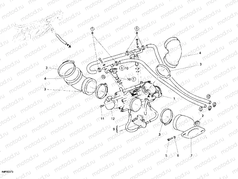 INTAKE MANIFOLD » INTAKE, CARBURETTOR