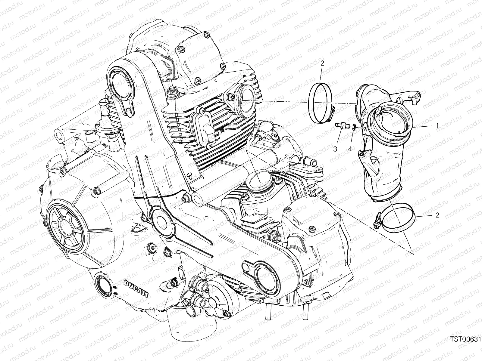 INTAKE MANIFOLD [MOD:SCR800DK]
