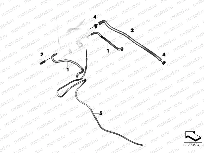 INTAKE MUFFLER, MOUNTING PARTS