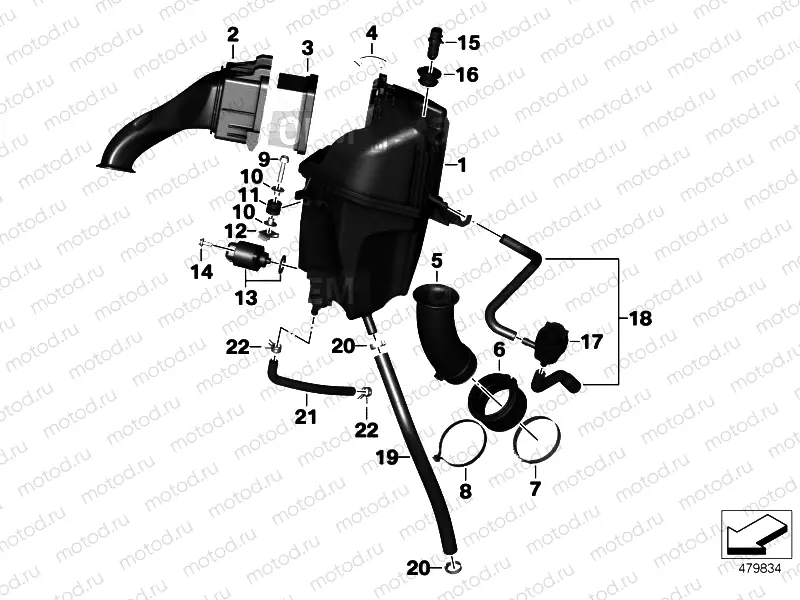 INTAKE SILENCER / FILTER CARTRIDGE INTAKE SILENCER / FILTER CARTRIDGE