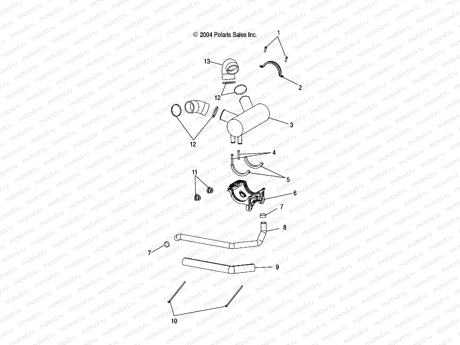 INTERCOOLER - W045304CA/IA/CB/IB/CC/IC (4990559055D03) | INTERCOOLER - W045304CA/IA/CB/IB/CC/IC (4990559055D03)
