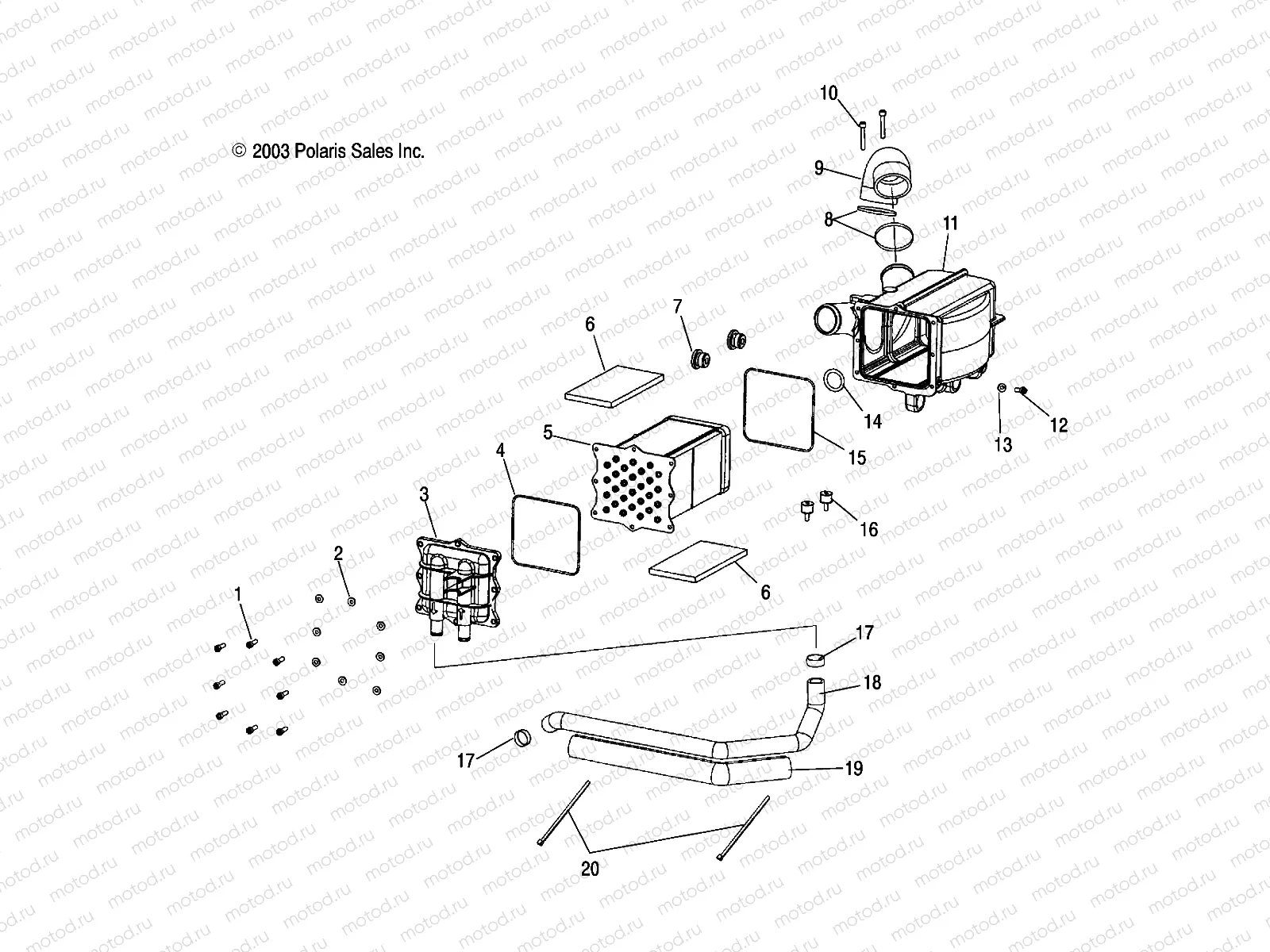 INTERCOOLER - W045305CA/IA/CB/IB/IE/CC/IC/CD/ID/IF (4990579057D03) | INTERCOOLER - W045305CA/IA/CB/IB/IE/CC/IC/CD/ID/IF (4990579057D03)