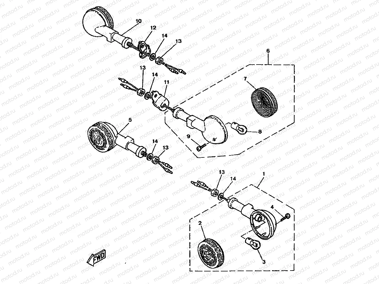 INTERRUPTOR DE MANILLAR&PALANC
