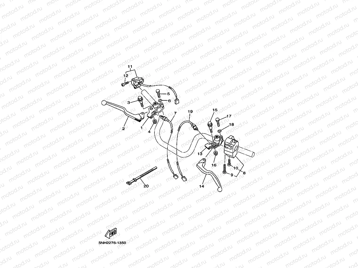 INTERRUPTOR DE MANILLAR&PALANC