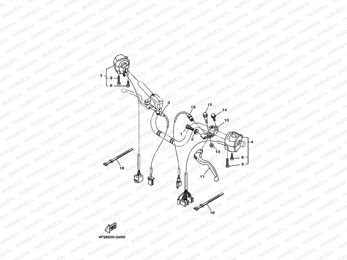 INTERRUPTOR DE MANILLAR&PALANC