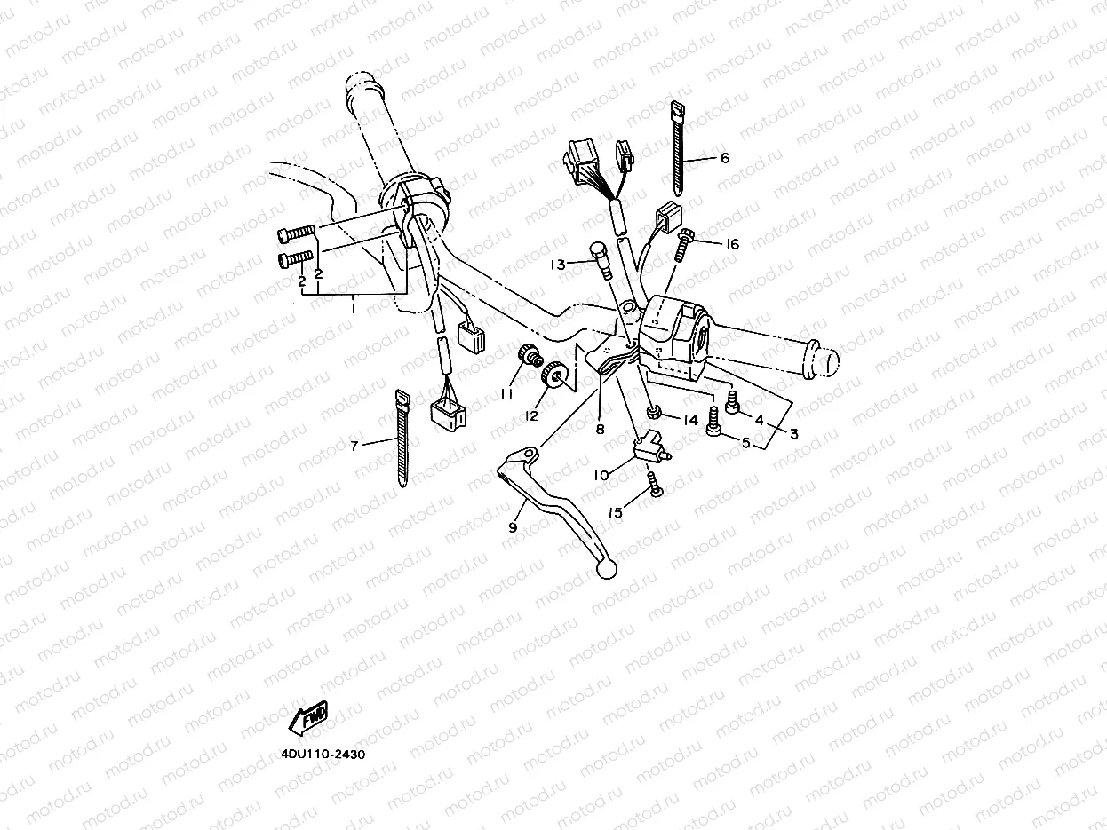 INTERRUPTOR DE MANILLAR&PALANC