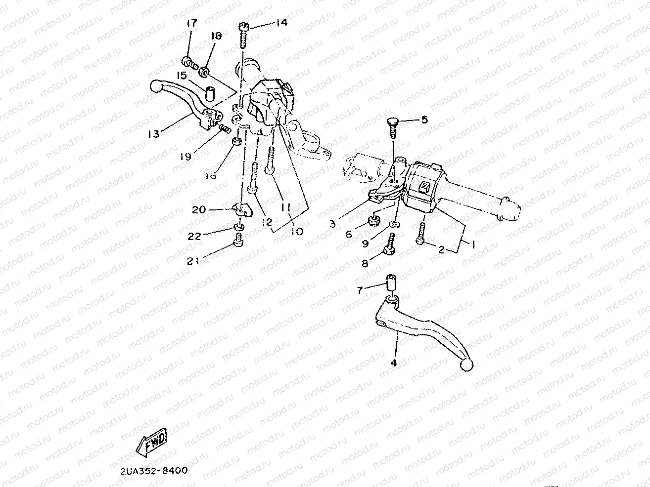 INTERRUPTOR DE MANILLAR&PALANC