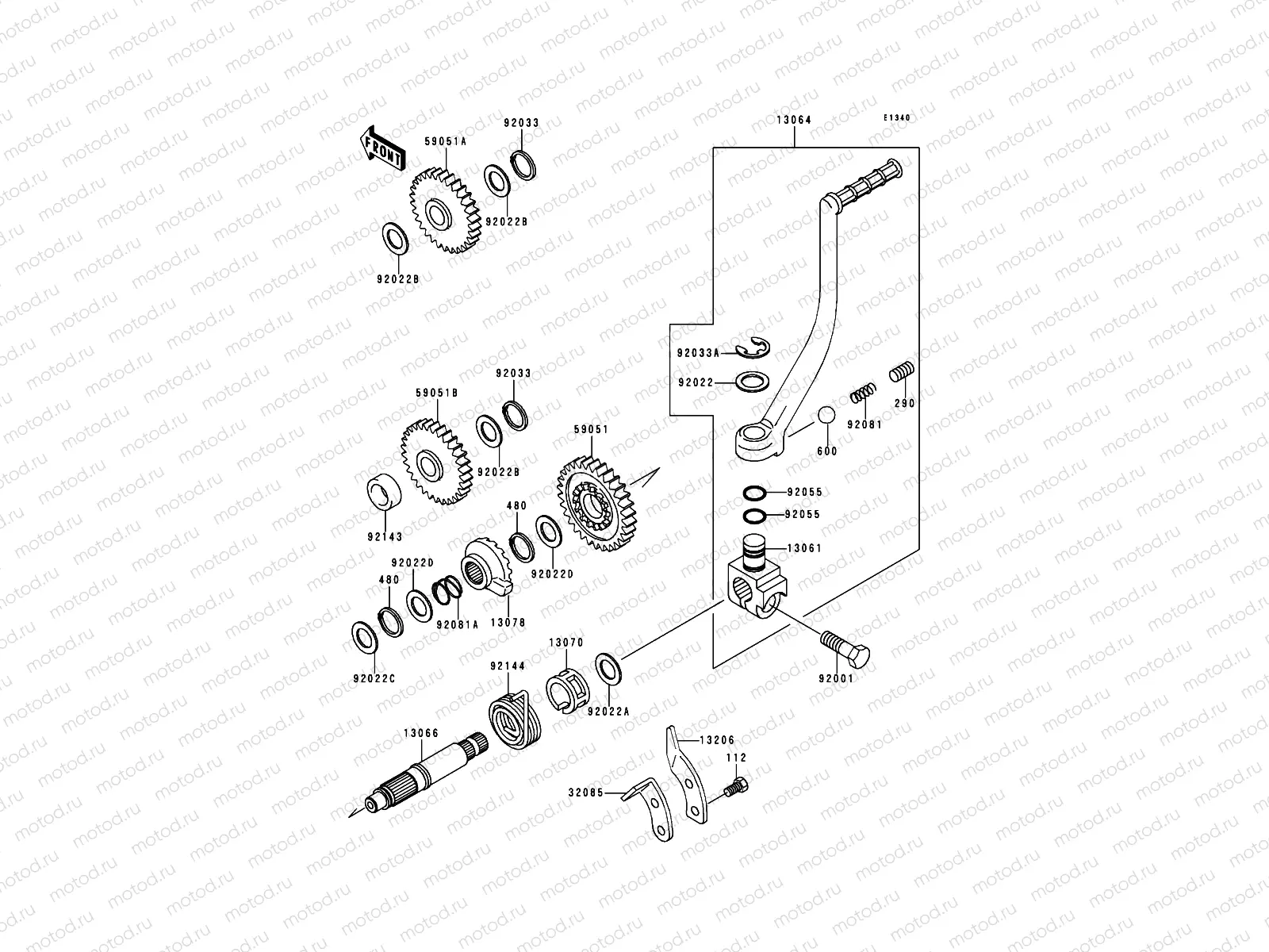 Kickstarter Mechanism(-SF250AE026491