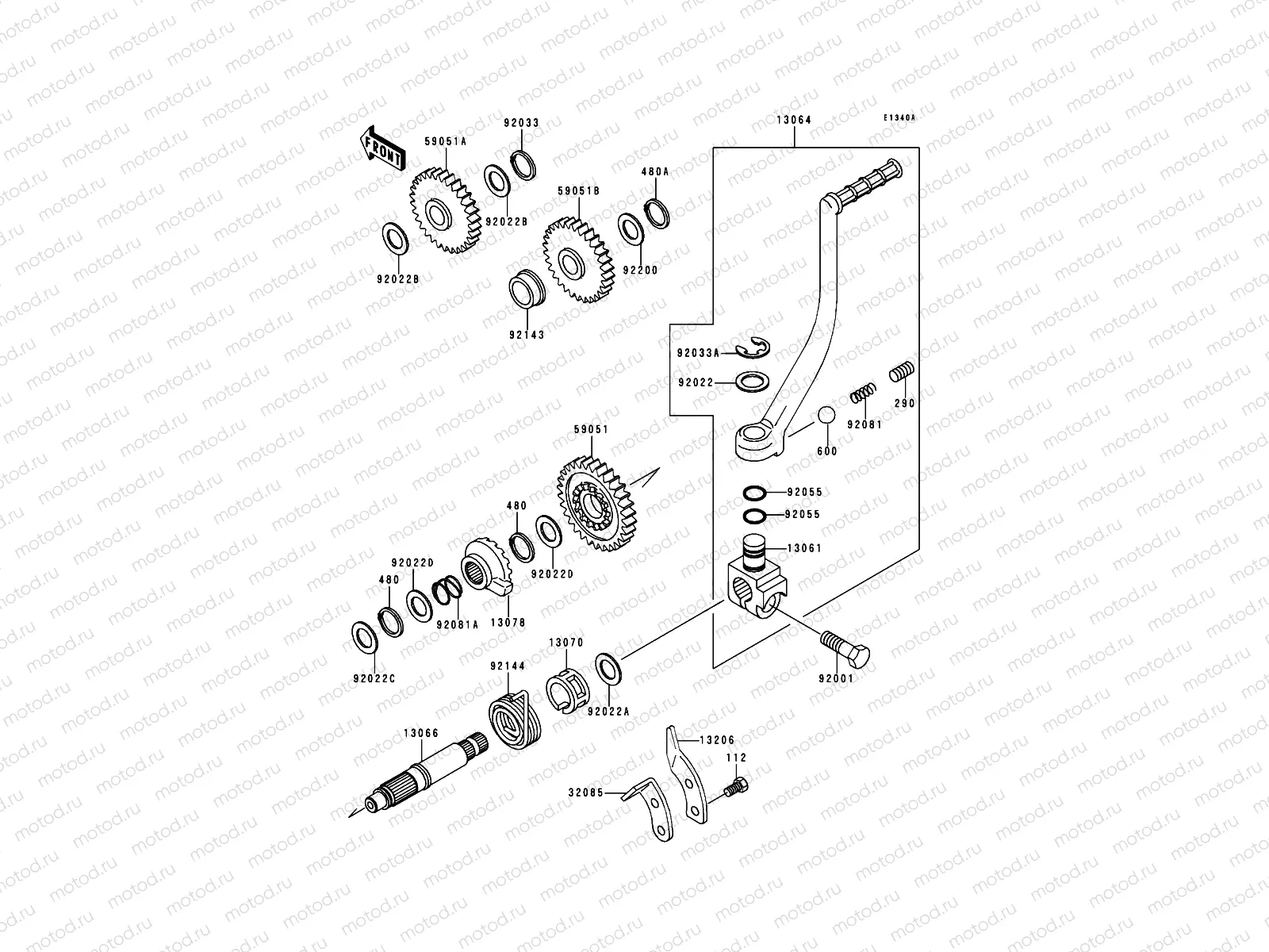 Kickstarter Mechanism(SF250AE026492-