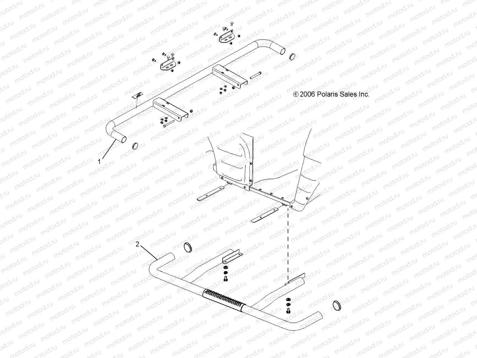 KITS | KITS, BUMPER and NERF BAR - R06RD68AE (49RGRNERFBAR700XP)