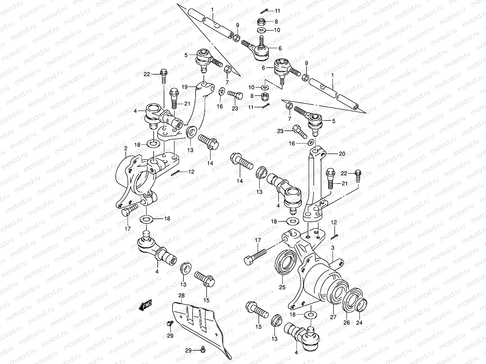 KNUCKLE ARM (MODEL K2/K4)