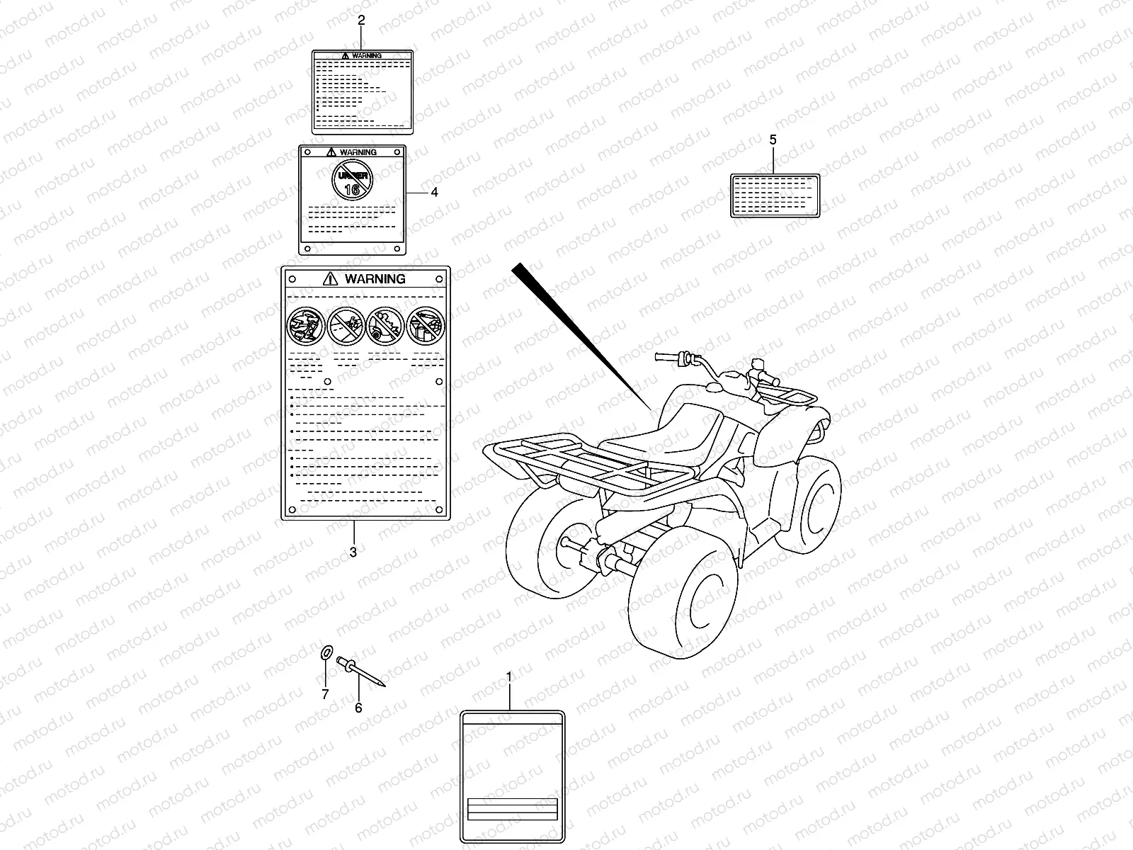 LABEL (MODEL K4/K5/K6)