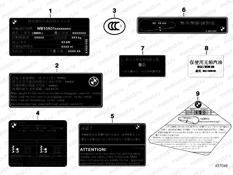 LABELS FOR CHINA