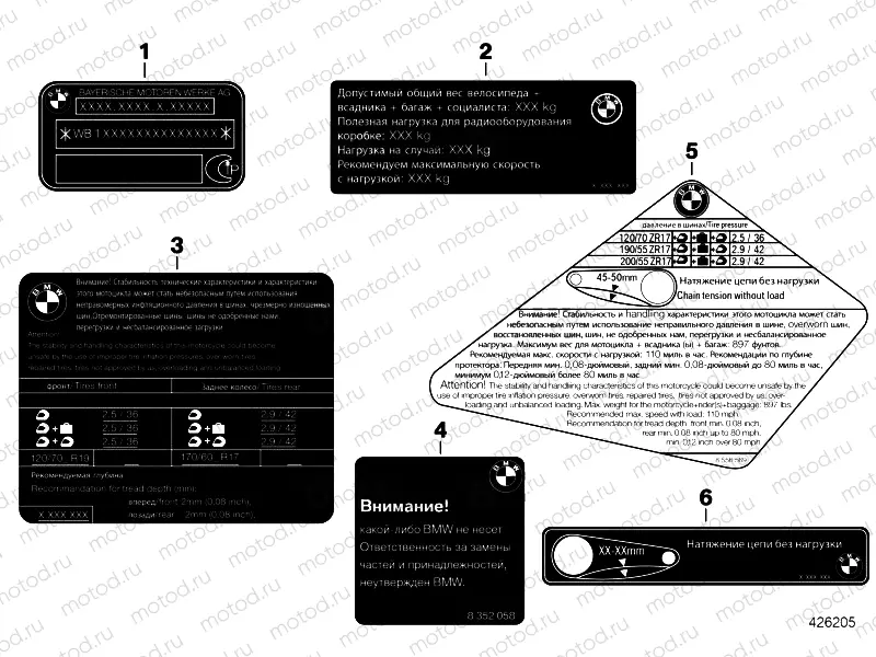 Labels for Russia