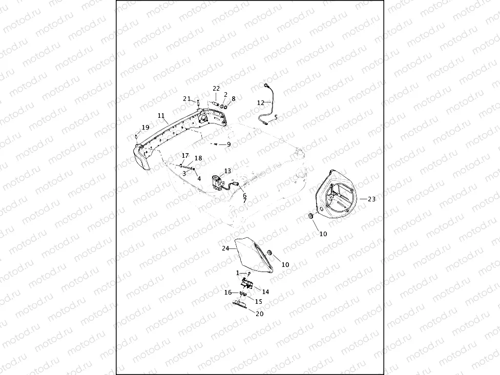 LAMPS AND SPEAKER HOUSINGS, ULTRA TOUR-PAK