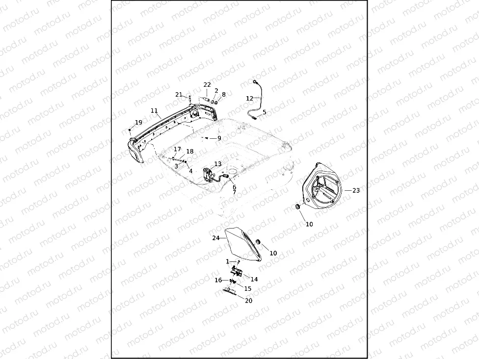 LAMPS AND SPEAKER HOUSINGS, ULTRA TOUR-PAK