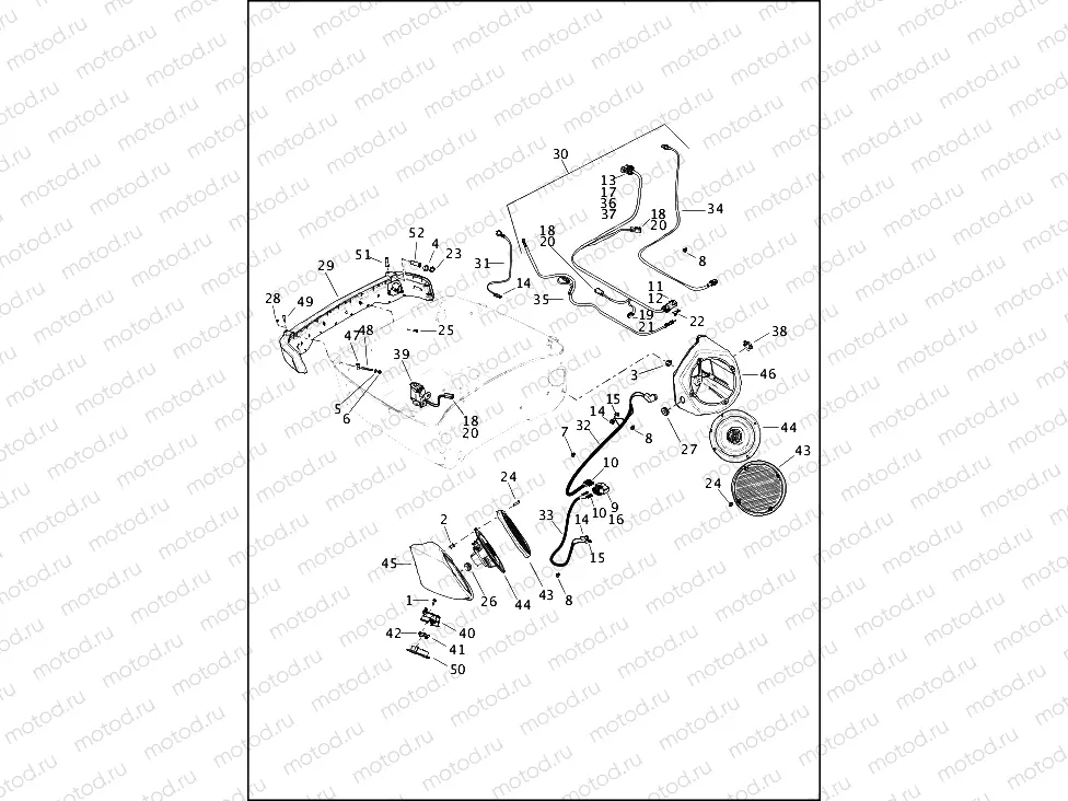 LAMPS & SPEAKER HOUSINGS, ULTRA TOUR-PAK (1 OF 2)