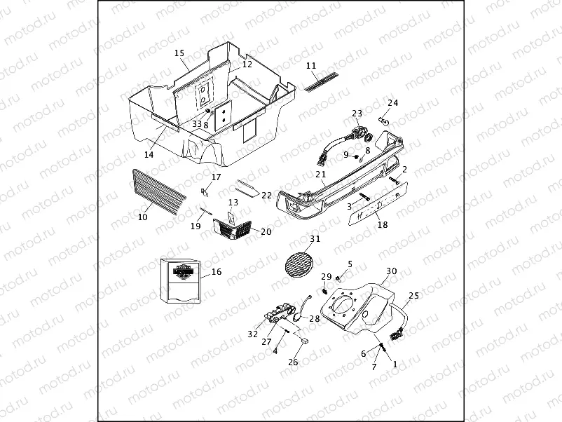LAMPS & SPEAKER HOUSINGS - ULTRA TOUR-PAK