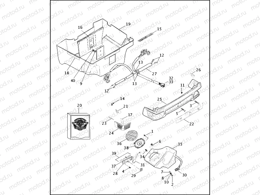 LAMPS & SPEAKER HOUSINGS - ULTRA TOUR-PAK