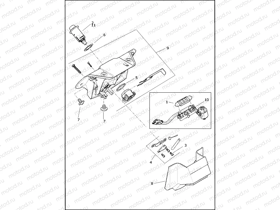 LATCH ASSEMBLY, TRUNK DOOR