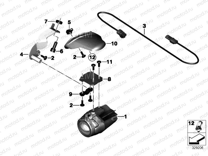 LED AUXILIARY HEADLIGHT