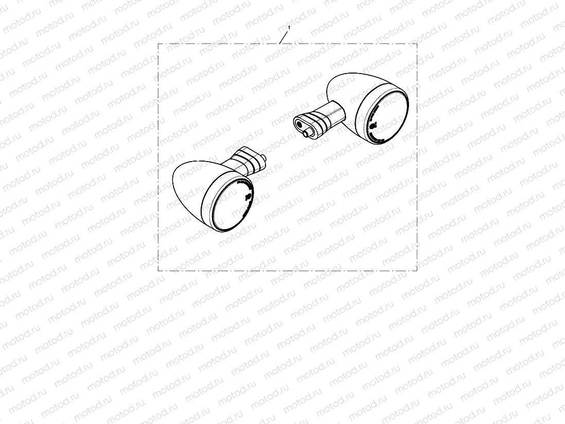 LED Ind Kit, D40, Short, 450 Lead
