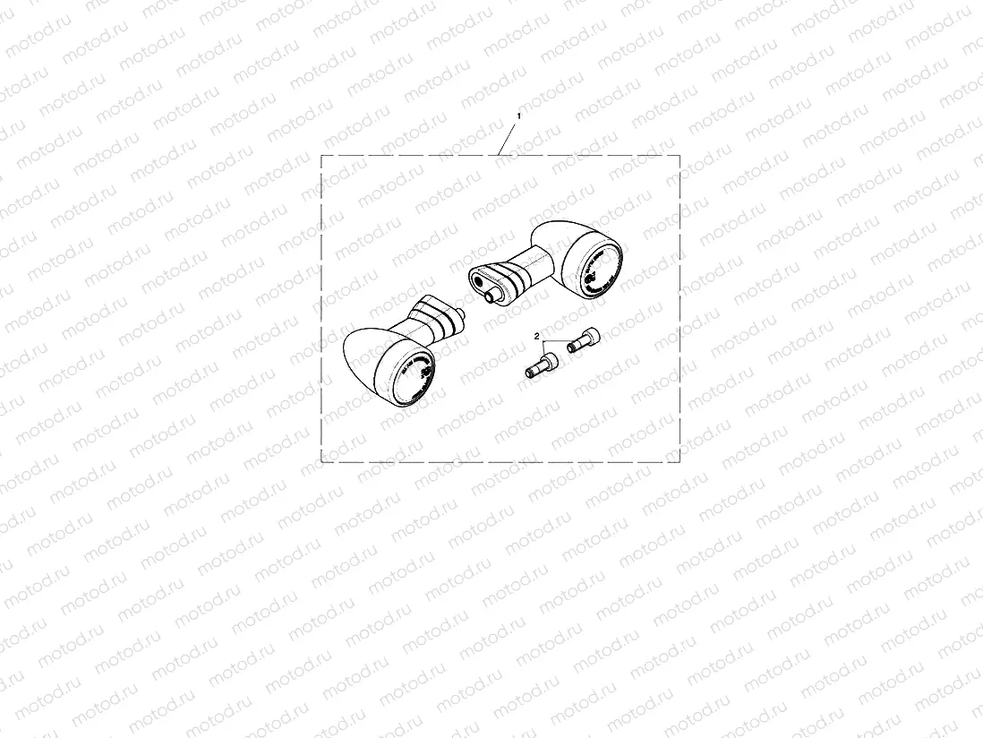 LED Indicator Kit, D40, Short, 250 Lead
