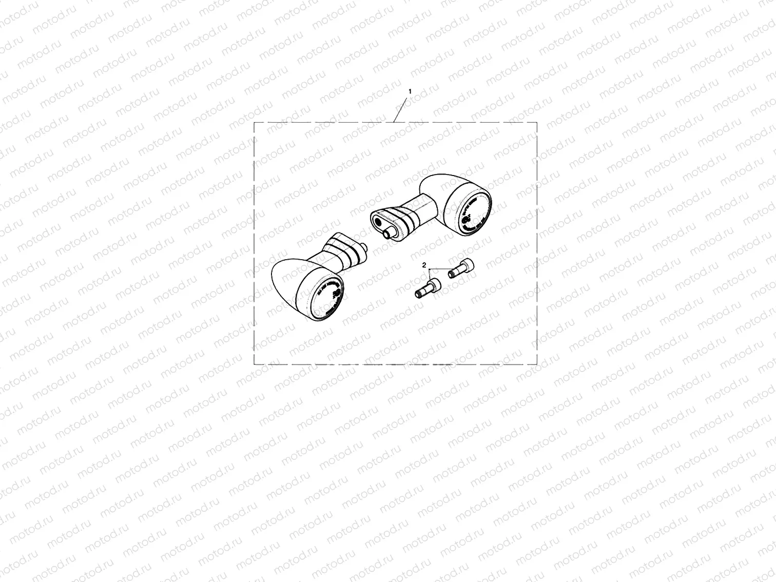 LED Indicator Kit, D40 Short, 250 Lead