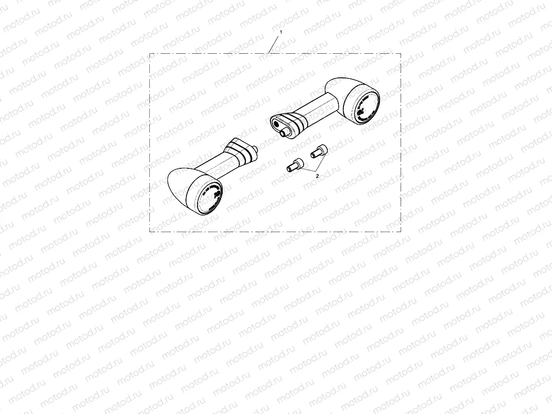 LED Indicator Kit, D64 Short, 250 Lead