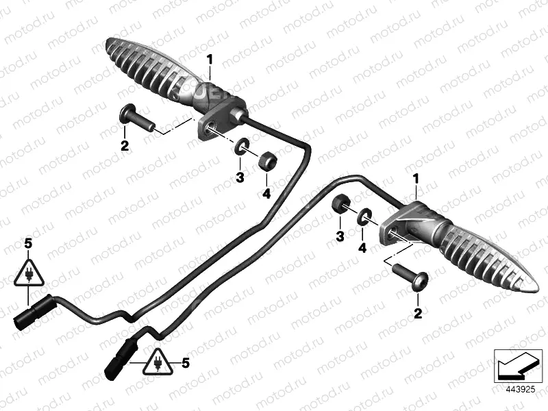 LED turn signals, rear