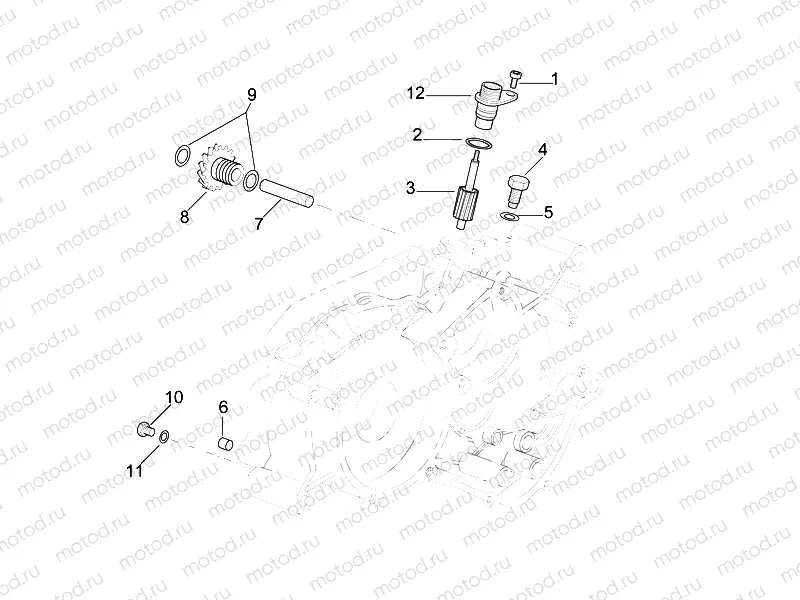 Left crankcase