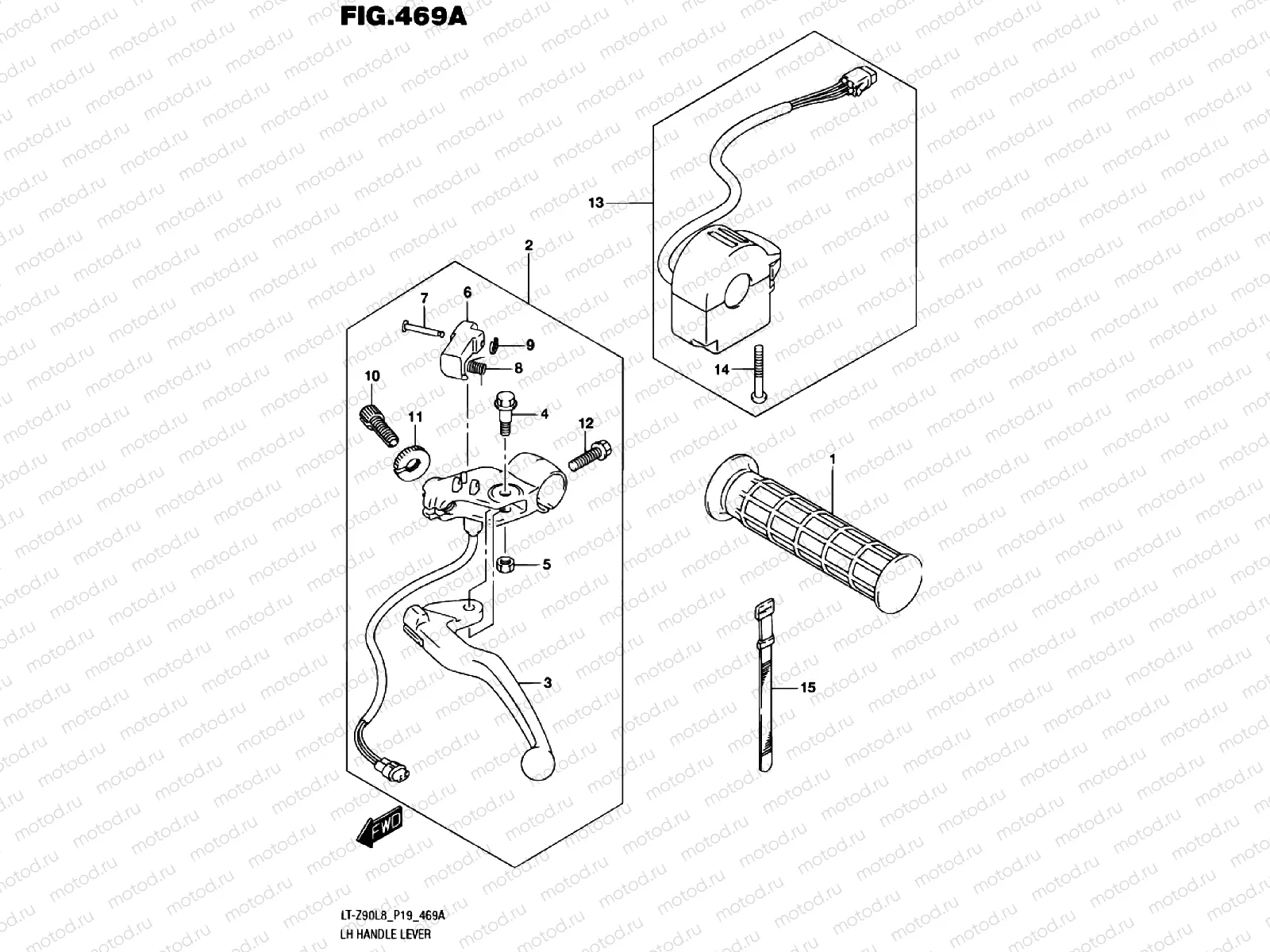 LEFT HANDLE LEVER