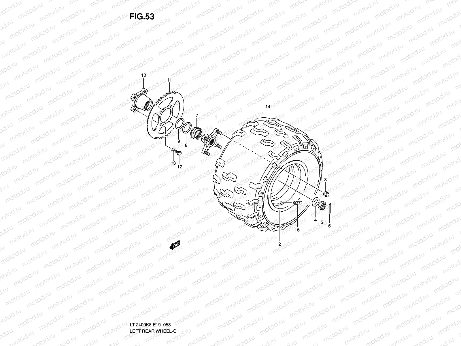 LEFT REAR WHEEL