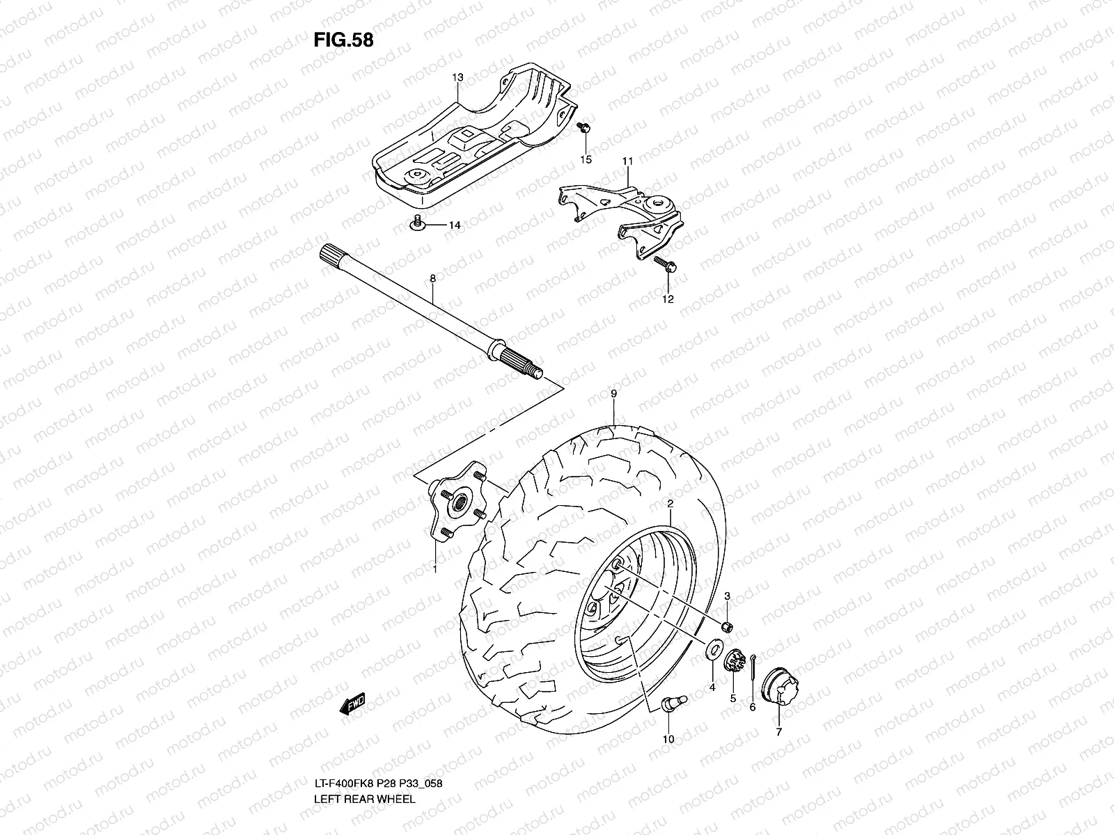 LEFT REAR WHEEL