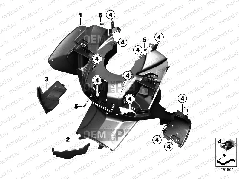 Leg shield, upper