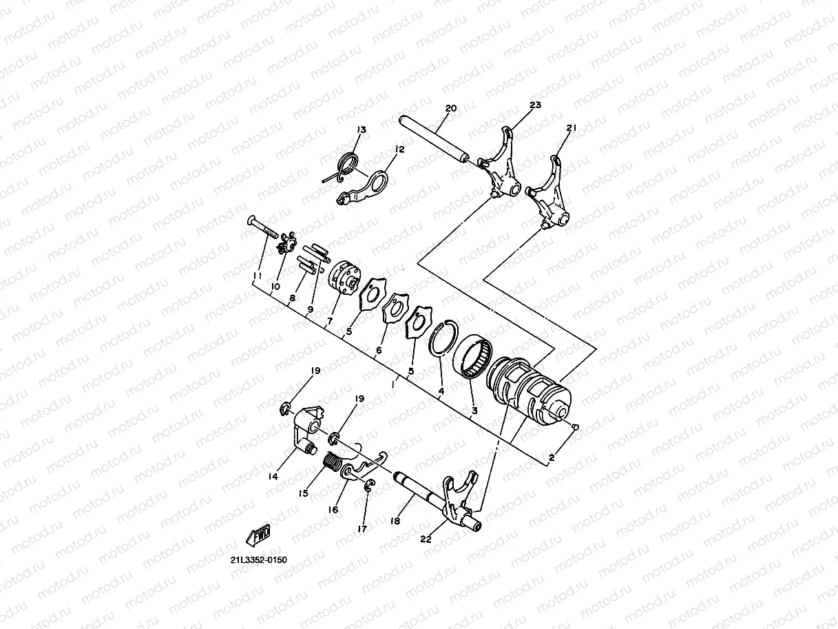 LEVA DE CAMBIO & HORQUILLA