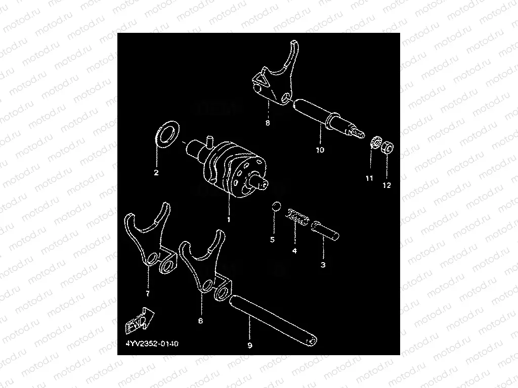 LEVA DE CAMBIO & HORQUILLA