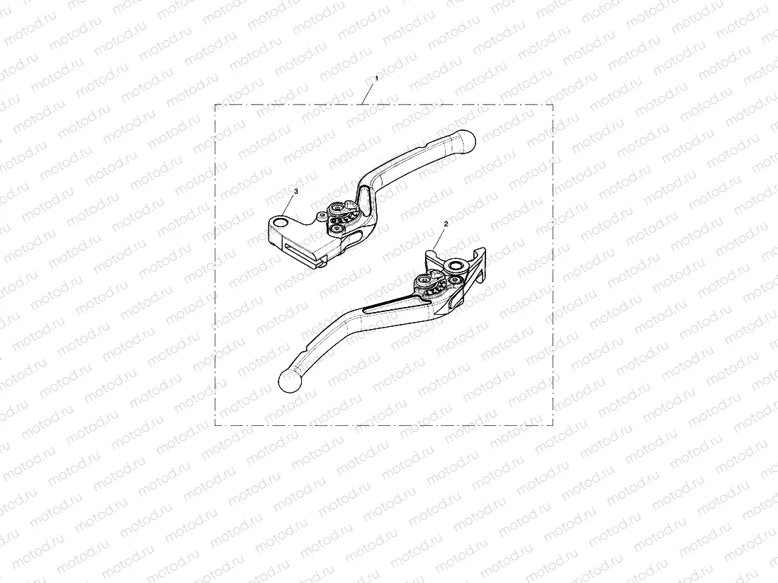 Lever Kit, Adj, Long