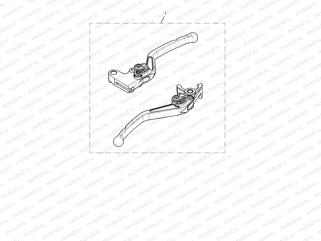Lever Kit, Adj, Long