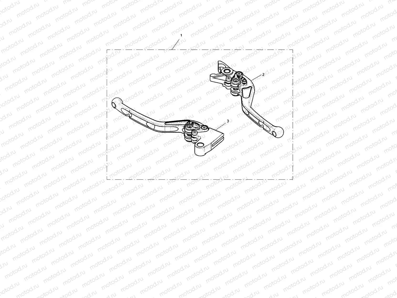 Lever Kit, Adj Standard, Long