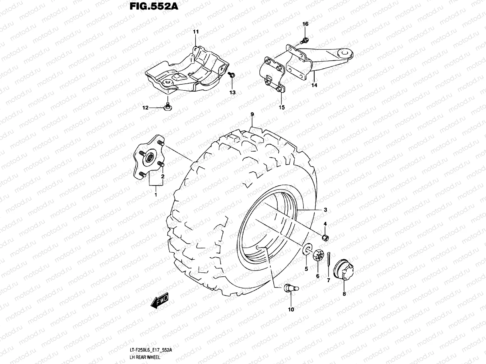 LH REAR WHEEL